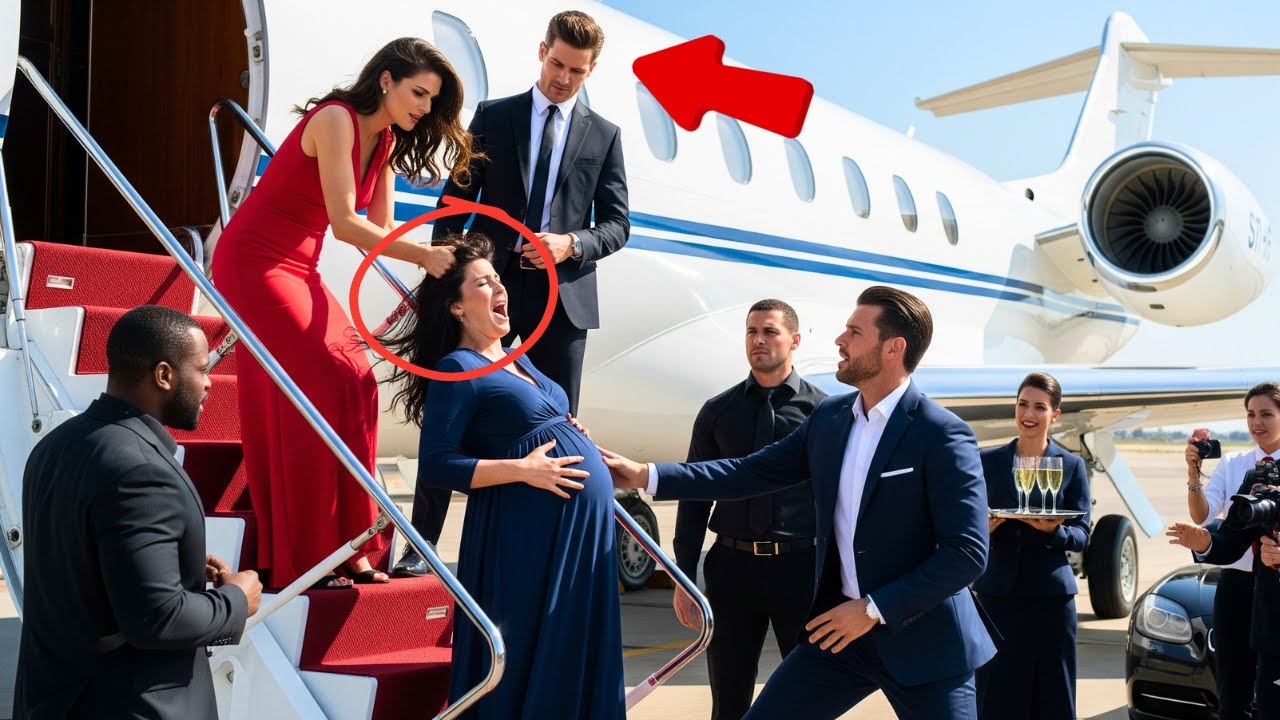 Mistress Pulled His Pregnant Wife’s Hair on a Jet, But His Billionaire Brother Made Them Regret It!