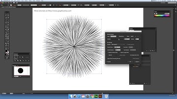 How to create effect lines in Illustrator using symbol stipple plugin (Intermediate) tutorial