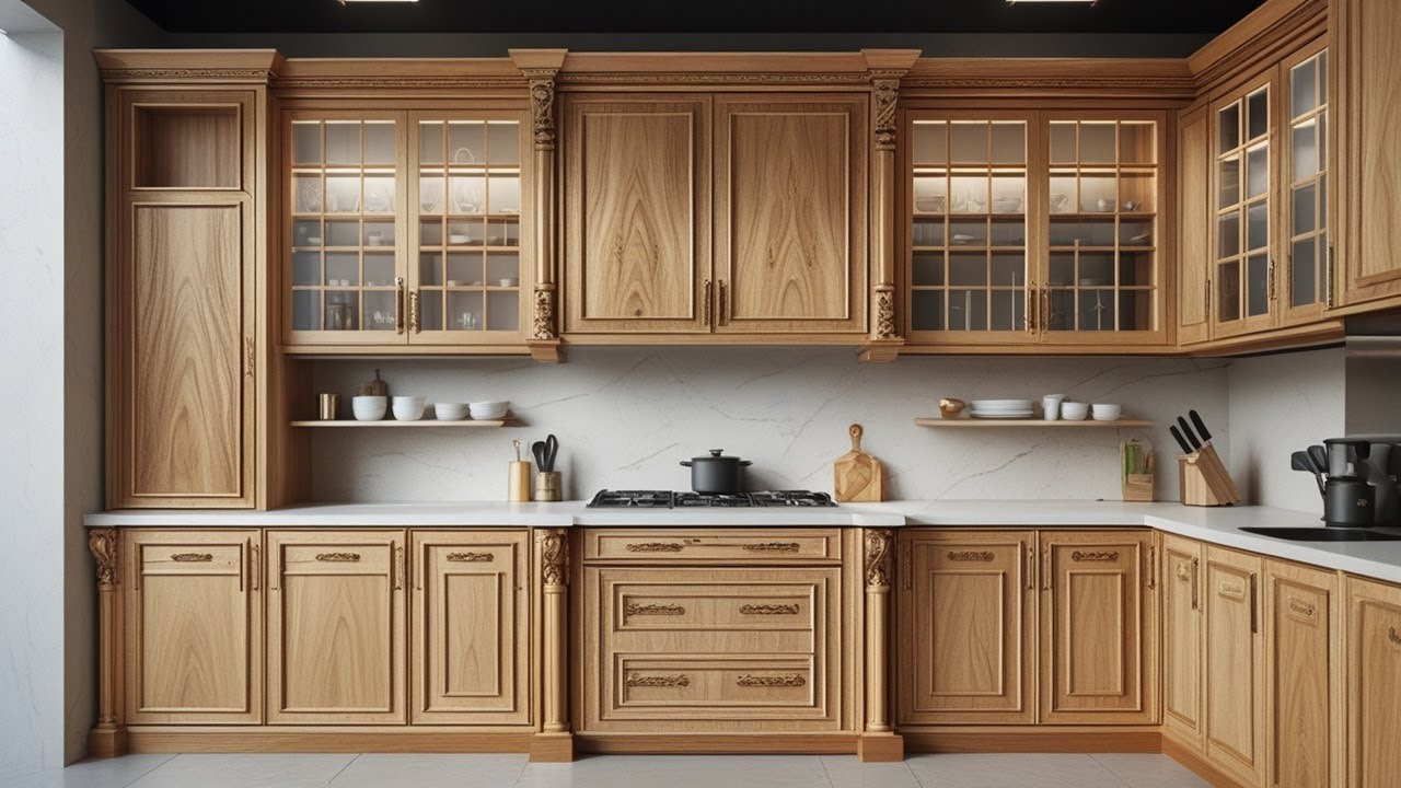 Unbelievable: See How Asian Artists Create Hanging Kitchen Cabinets With Luxurious Classic Designs