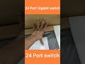 24 port gigabit switch     #computer #computerrepair #computerhardware #ittech
