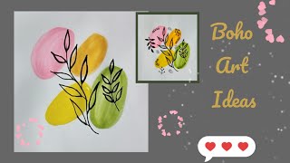 Boho Art Ideas | Unique Pattern | Colorful Design | #art #trending #painting #ytvideos #boho  