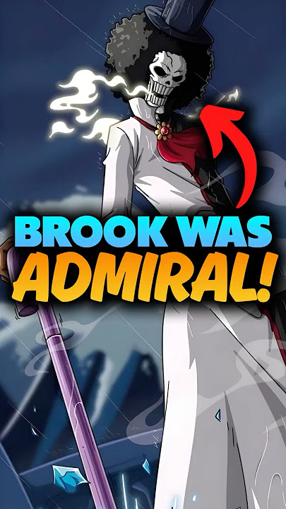 Brook was Navy Admiral Who Died During God Valley Incident! One Piece Theory #onepiece #shorts