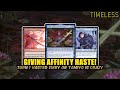 Giving Haste The Easy Way In Affinity! | Timeless BO3 | MTG Arena