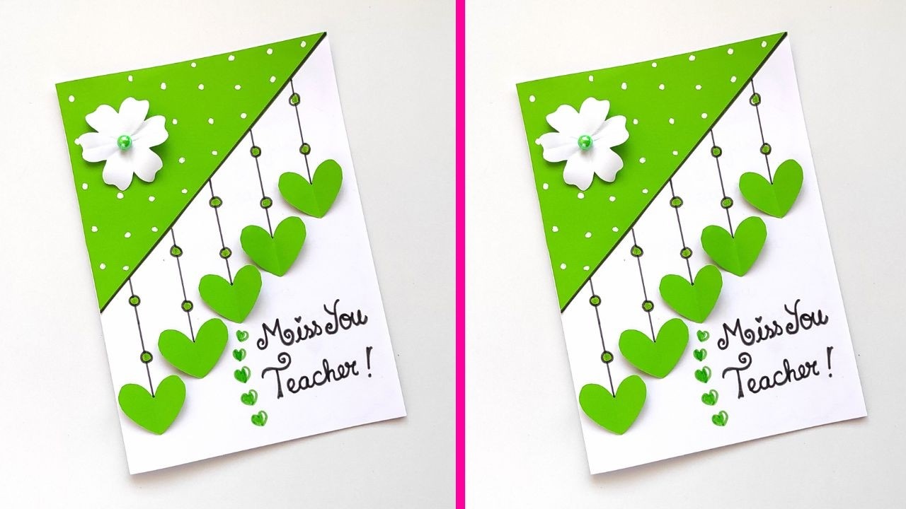 Miss You Card Ideas 😢 | Easy & Beautiful Miss You card for Teachers| Wow Handmade Miss You Card 2026