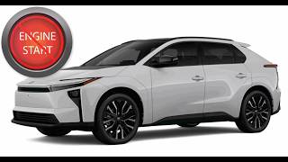 Open and Start a Toyota bZ, bZ4X EV with a dead key fob battery, through 2026.