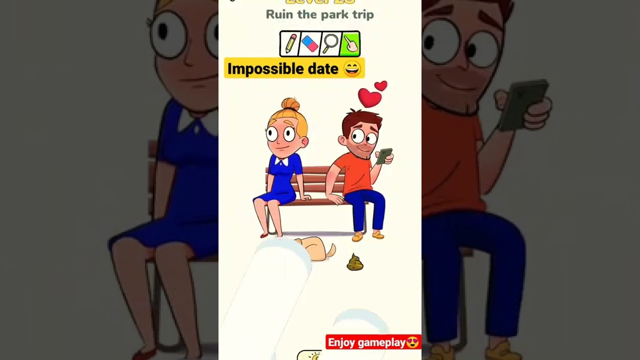 Impossible date brain puzzle walkthrough gameplay Android iOS😍!! 