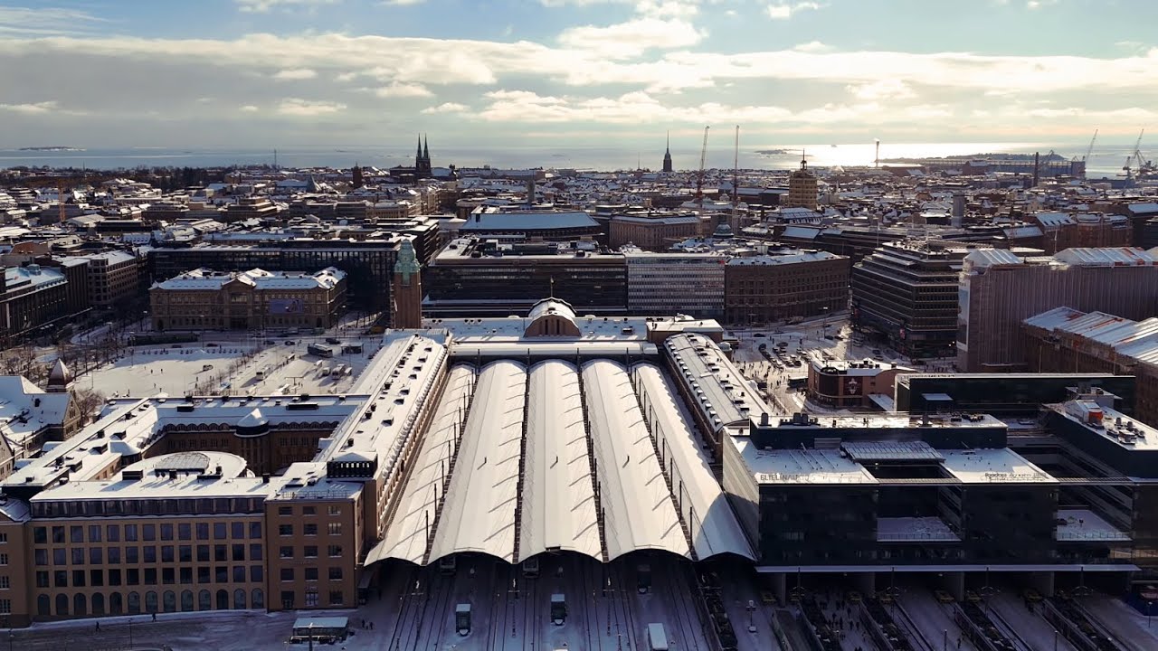 Helsinki Drone Tour 🇫🇮 | Helsinki Finland 4K