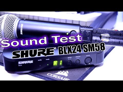 Shure BLX24/SM58 Wireless Sound Test  IS IT GOOD? My Thoughts