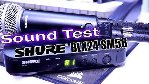Shure BLX24/SM58 Wireless Sound Test  IS IT GOOD? My Thoughts