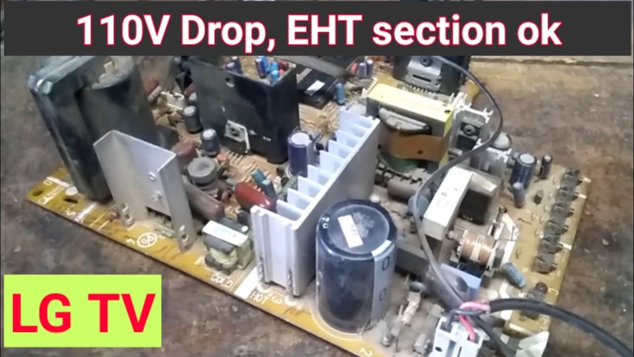 LG Ultra slim 110 Voltage drop problem repair.