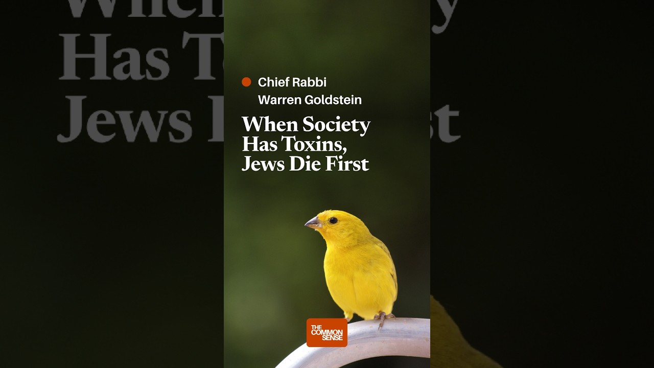 When Society Has Toxins, Jews Die First