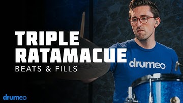 How To Play A Triple Ratamacue On The Drums - Drum Rudiment Lesson