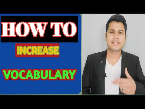 How to build up vocabulary