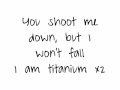 Titanium by David Guetta feat. Sia - Lyrics on Screen HD