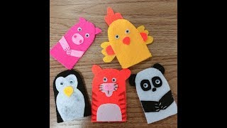 Mẹ khéo tay làm rối ngón dễ thương cho bé