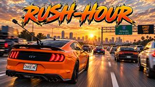RUSHING TO SCHOOL IN MY MUSTANG GT | MORNING TRAFFIC INSTA 360 POV