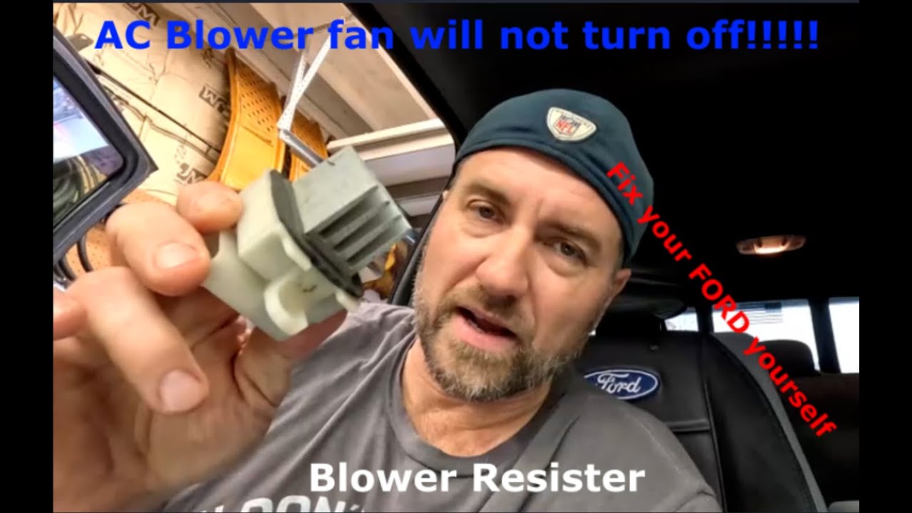 Резистор вентилятора отопителя Ford F150 2013 года. На этот раз всё просто!!!