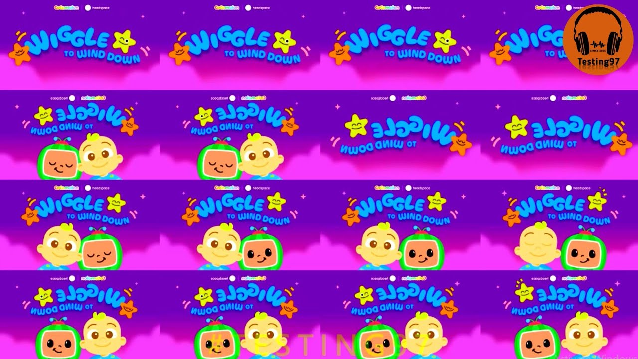 CoComelon Wiggle to Wind Down Logo Intro Synchronize 16 Times | SyncsUp