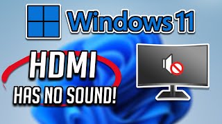 hdmi no sound in windows 11 when connect to tv - no hdmi audio device detected fix