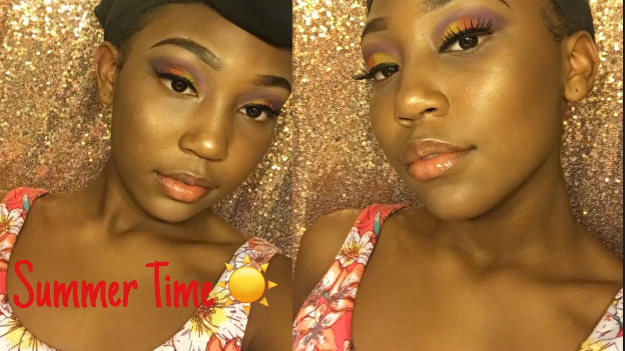 Summer Time Eye Makeup Tutorial - YouTube