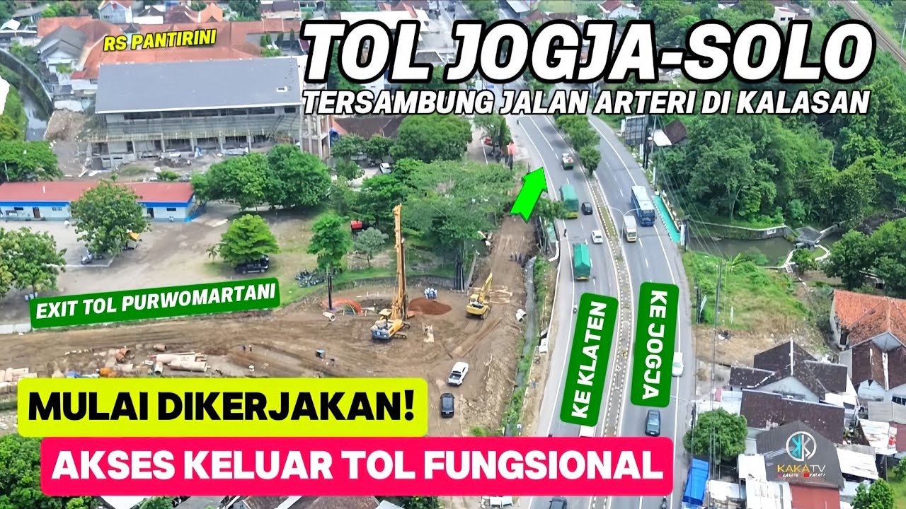 GERAK CEPAT‼️AKSES KELUAR TOL FUNGSIONAL JOGJA SOLO LANGSUNG DIBIKIN TEMBUS JALAN ARTERI SOLO JOGJA