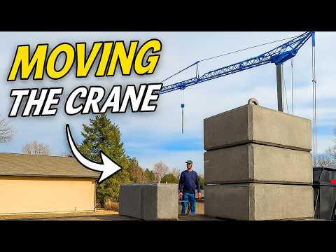 What Goes In To MOVING A TOWER CRANE?!