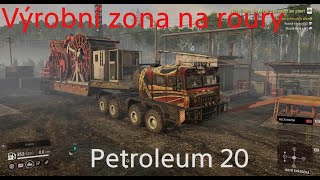 SnowRunner CZ/SK, PS 5 mod mapa Petroleum, 20 epizoda, Návěs s cívkou