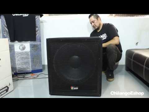 SUBWOOFER AMPLIFICADO 18 SUB500 CHILANGOESHOP - YouTube