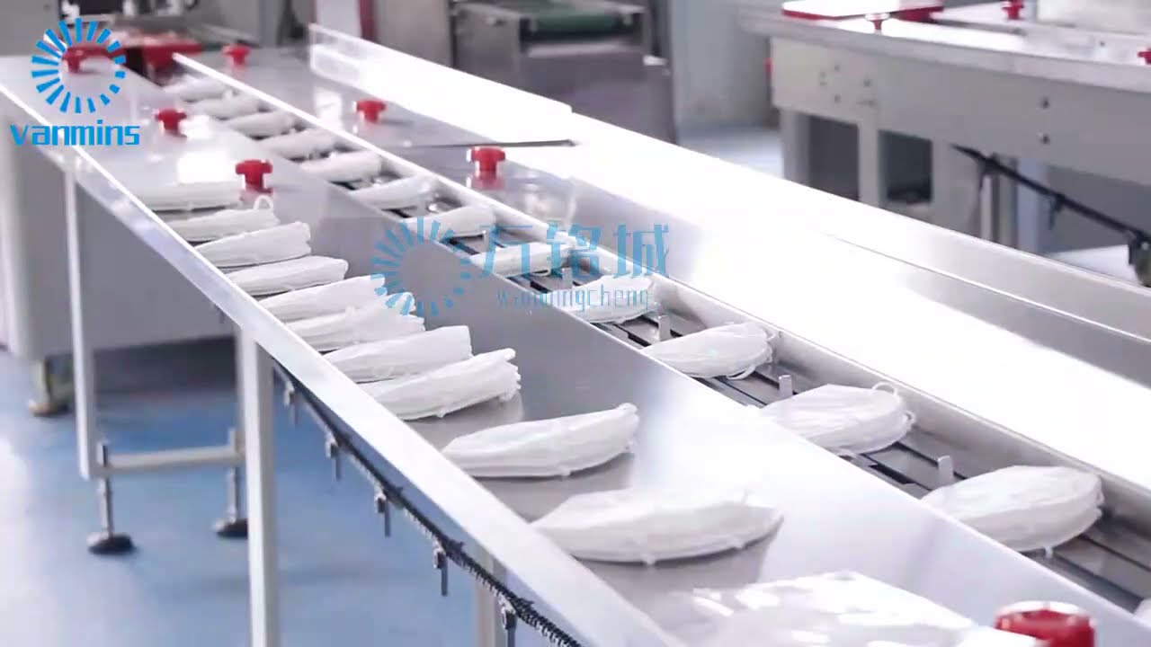 Vanmins disposable mask packing machine, surgical mask packing machine