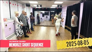 Ultimate Tango presents Short Sequences: Basic to the Cross Explained | Linear vs. Turn Preparation