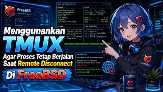 Menggunakan TMUX Agar Proses Tetap Berjalan Saat Remote Disconnect Di FreeBSD