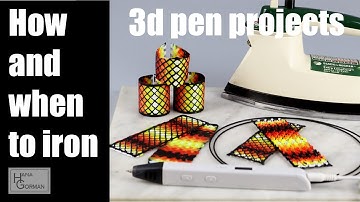 Nine reasons to iron your 3d pen projects