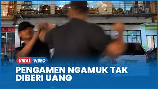 Detik-detik Pengamen Ngamuk Tak Diberi Uang Serang Pengunjung GTC Cirebon