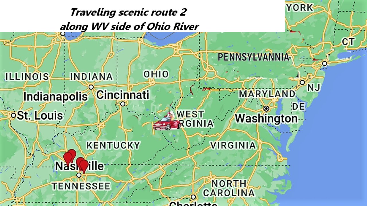 Pollyanna's Vacation 2022 Travel Begins...includes video map of route to destination.