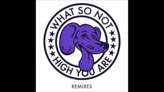 Video thumbnail of "What So Not - High You Are (Branchez Remix)"