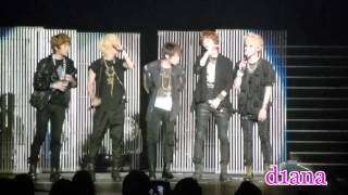 [FANCAM] 20111126 K-Pop Masters - SHINee speaking (Las Vegas)