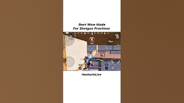 Best Wow Mode For Shotgun Practices ☠️ #wow #shotgunking #bgmi #shorts
