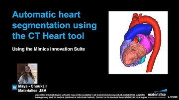 Automatic Heart Segmentation using the CT Heart Tool | Materialise Mimics 22