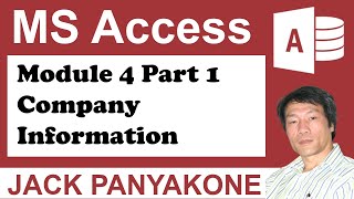 CMS Module 4 Part 1: Customer Information - Microsoft Access