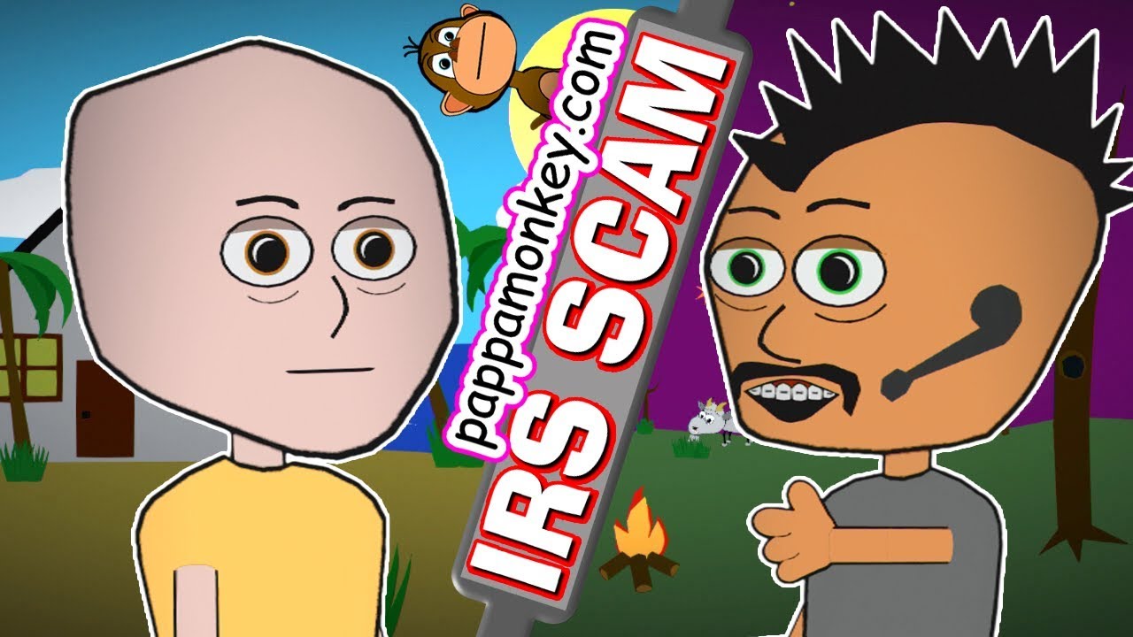 IRS Scammer THREATENS to Seize my Accounts and ARREST Me (animated)