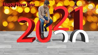 happy new year photo editing tutorial