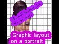 طريقة التخطيط على الشبكة | رسم بورتريه| للفنانة بلقيس| How to Graphic layout on a portrait