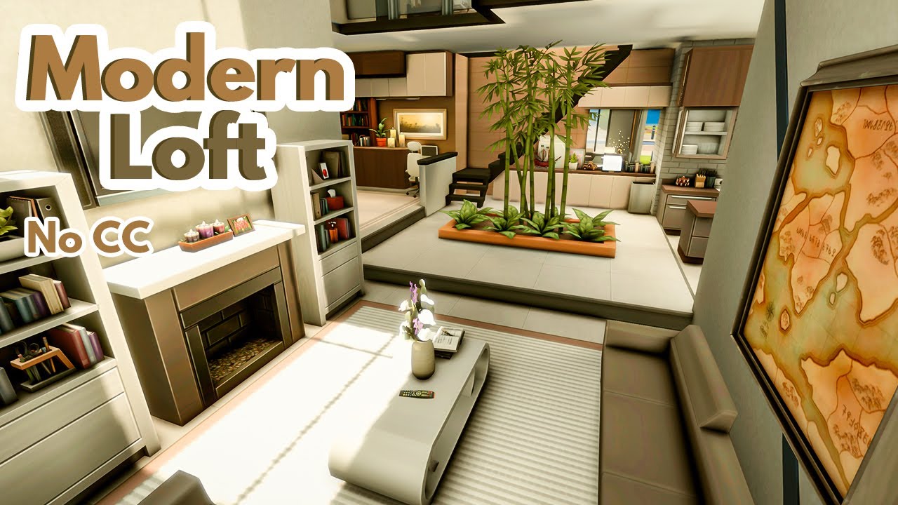 The Sims 4 Growing Together: Modern San Sequoia Loft - Speed Build