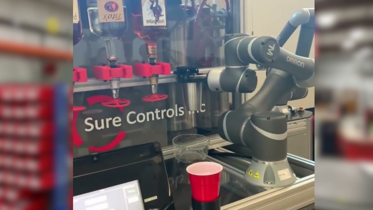 Automated Robot Cocktail Machine from JPControl 