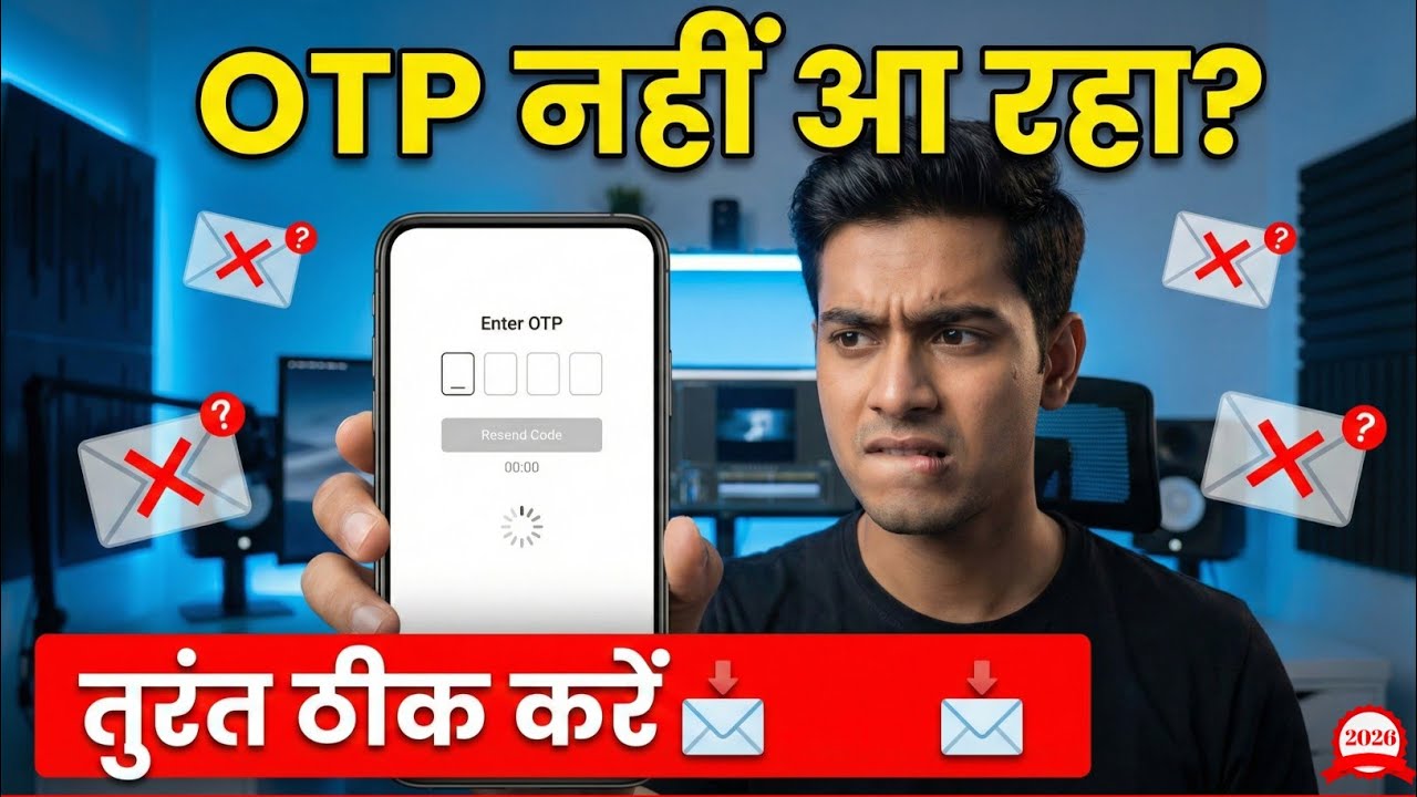 OTP नहीं आ रहा ? 📩 | Fix Mobile SMS/OTP Not Received Problem 2026