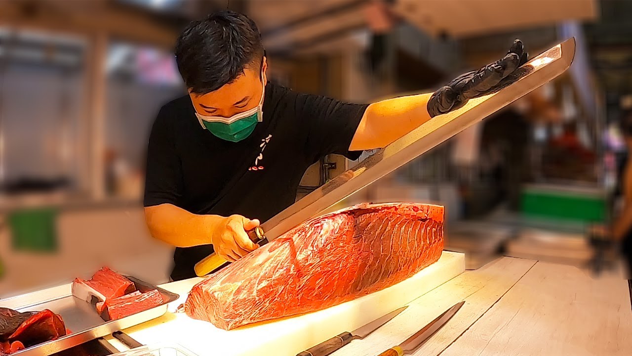 This Slice of Bluefin Tuna  is worth USD $10,000, immediately makes luxurious and delicious dishes - YouTube