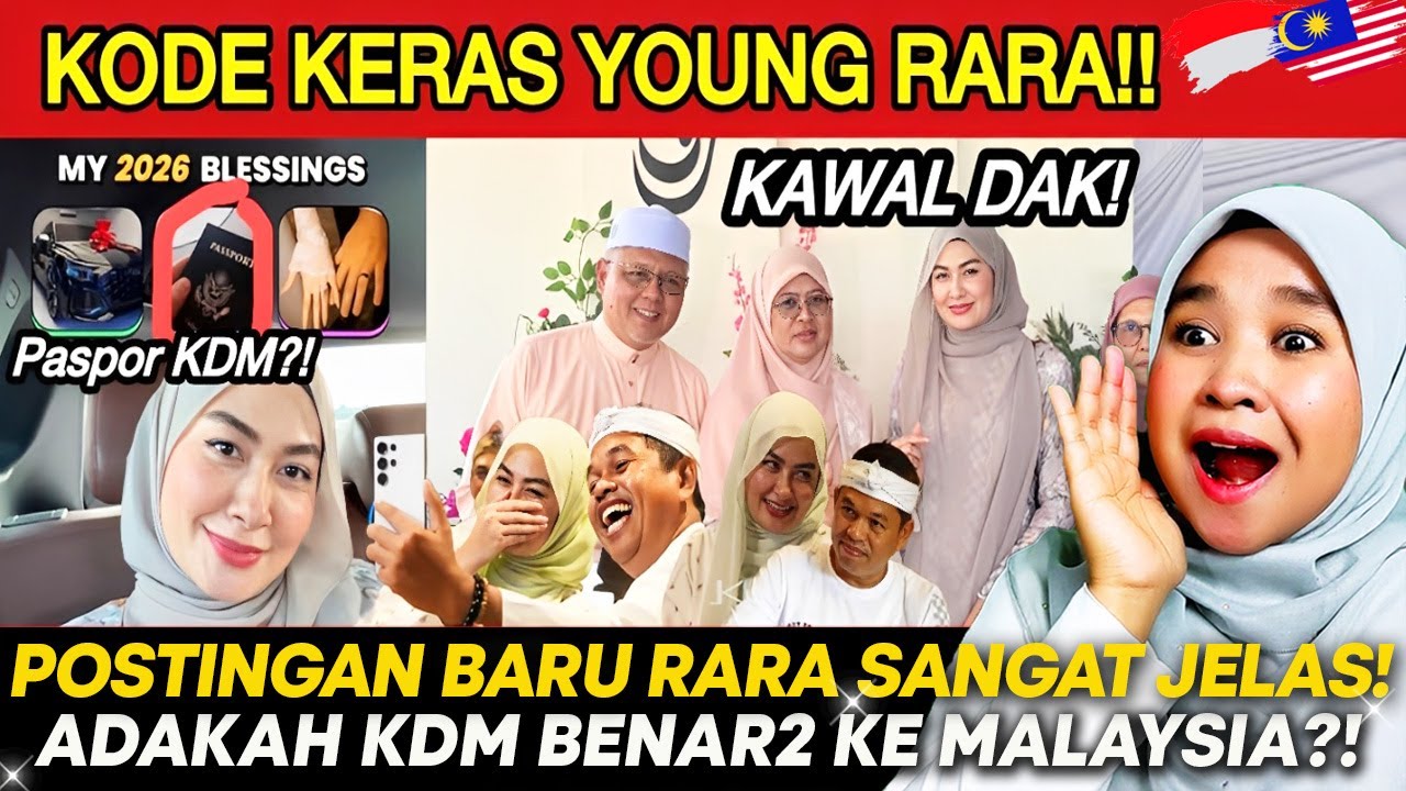 KDM & RARA UPDATE TERBARU! Kode Keras Young Syefura Upload Paspor Setelah KDM Urus Berkas?!
