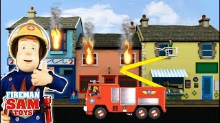 Fireman Sam Toys - Lets Play The Firefighter Sam Game With Fire Engine Jupiter