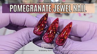 Pomegranate Jewel Nail Tutorial screenshot 4