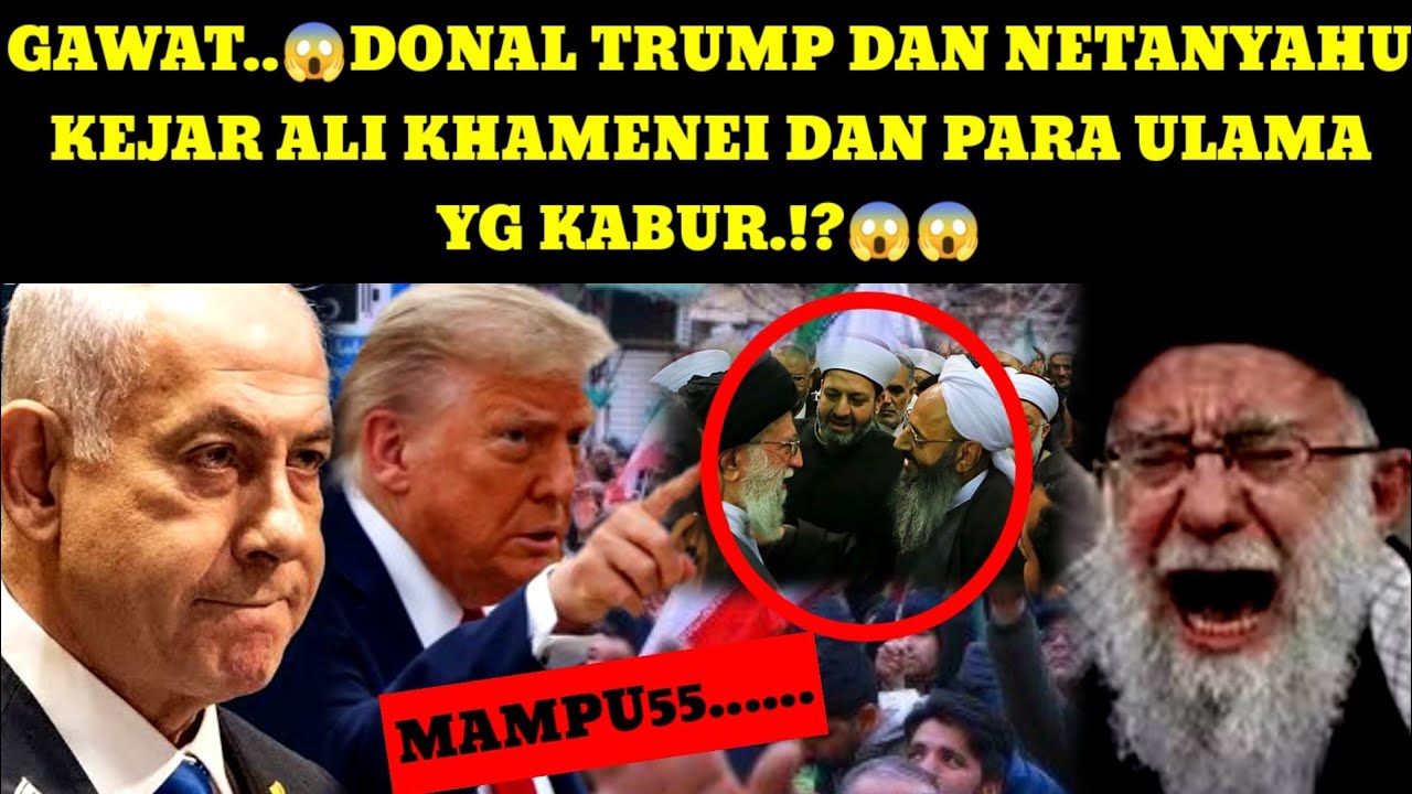 ALI KHAMENEI  DAN PARA ULAMA MULAI PANIK.!?😱